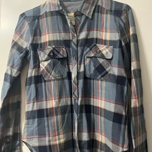 Women’s Abercrombie & Fitch Multicolor Plaid Button Down Shirt